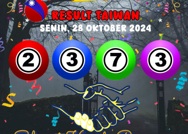 HASIL / RESULT ANGKA KELUARAN TAIWAN HARI INI SENIN 28 OKTOBER 2024