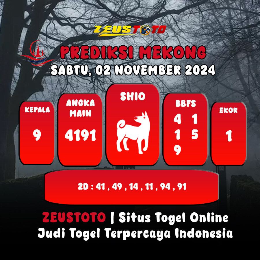 PREDIKSI ANGKA KELUARAN MEKONG HARI INI SABTU 02 NOVEMBER 2024