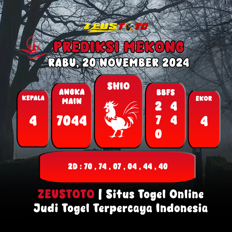 PREDIKSI ANGKA KELUARAN MEKONG HARI INI RABU 20 NOVEMBER 2024