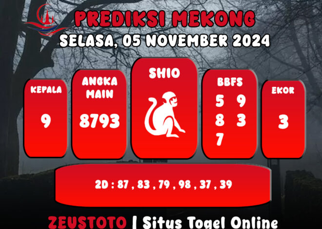 PREDIKSI ANGKA KELUARAN MEKONG HARI INI SELASA 05 NOVEMBER 2024