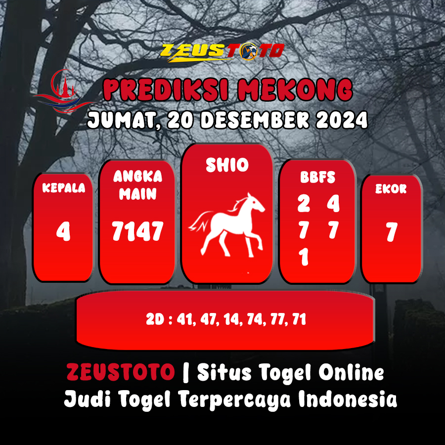 PREDIKSI ANGKA KELUARAN MEKONG HARI INI JUMAT 20 DESEMBER 2024