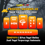 PREDIKSI ANGKA KELUARAN MAGNUM4D HARI INI RABU 04 DESEMBER 2024