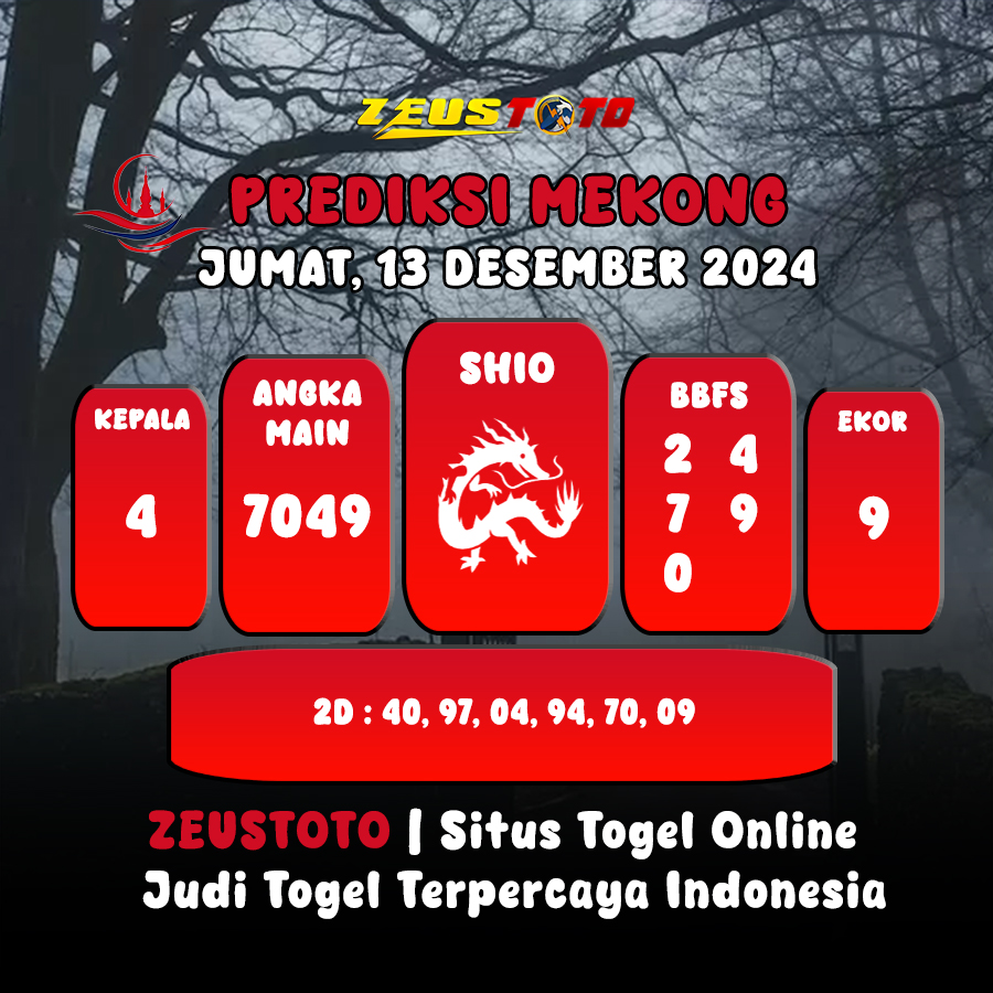 ANGKA PREDIKSI ANGKA KELUARAN MEKONG HARI INI JUMAT 13 DESEMBER 2024