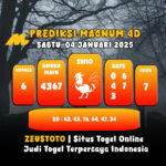 PREDIKSI ANGKA KELUARAN MAGNUM4D HARI INI SABTU 04 JANUARI 2025