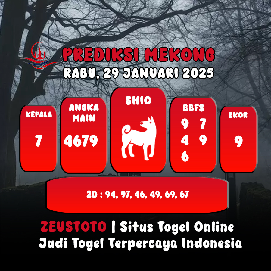 PREDIKSI ANGKA KELUARAN MEKONG HARI INI RABU 29 JANUARI 2025