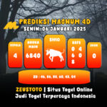 PREDIKSI ANGKA KELUARAN MAGNUM4D HARI INI SENIN 06 JANUARI 2025