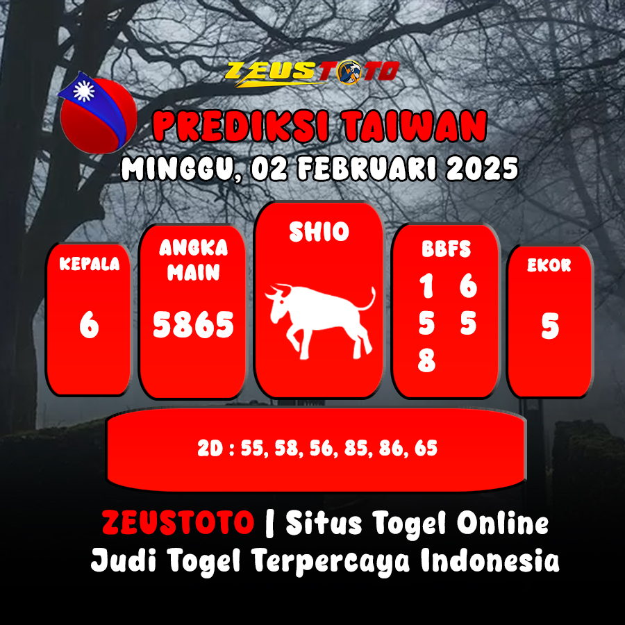 PREDIKSI ANGKA KELUARAN TAIWAN HARI INI MINGGU 02 FEBRUARI 2025