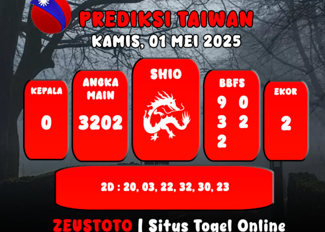 PREDIKSI TOGEL TAIWAN HARI INI 01 MEI 2025