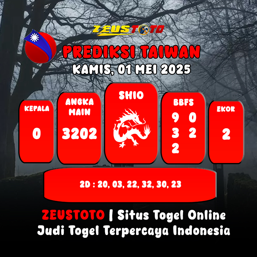PREDIKSI TOGEL TAIWAN HARI INI 01 MEI 2025