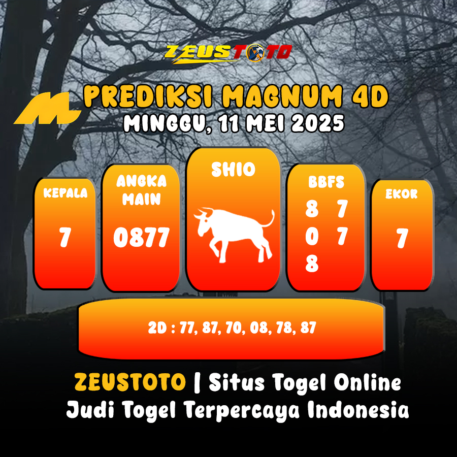 PREDIKSI TOGEL MAGNUM4D HARI INI 11 MEI 2025