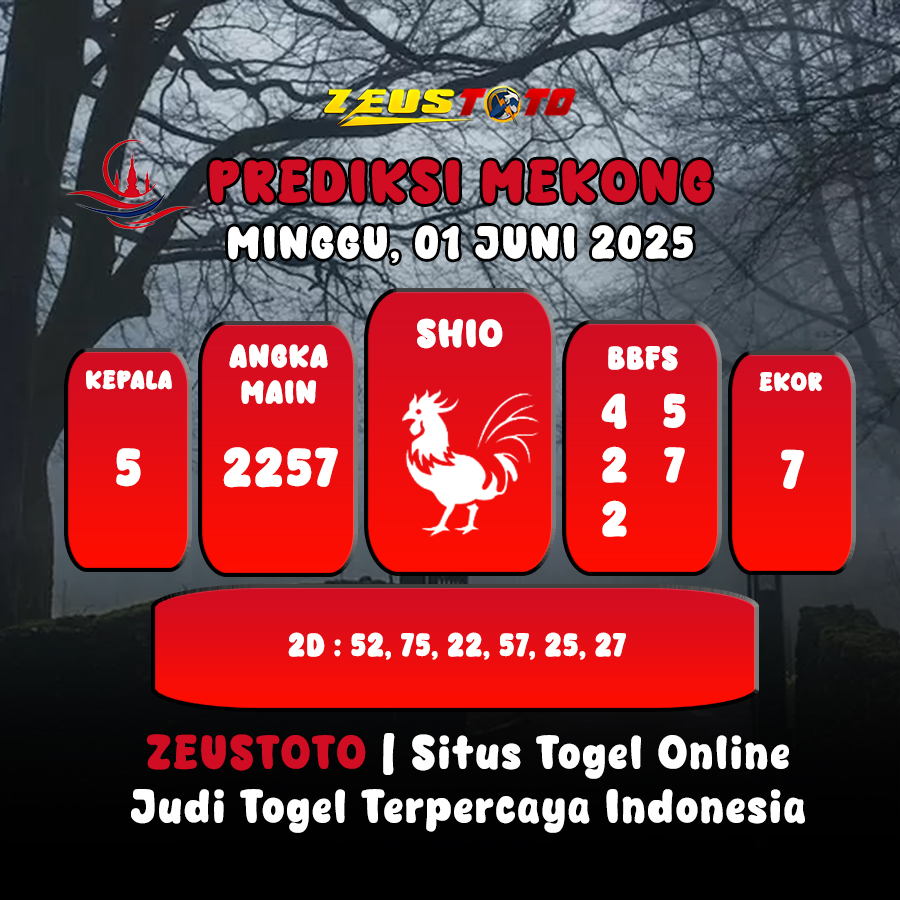 PREDIKSI TOGEL MEKONG HARI INI 01 JUNI 2025