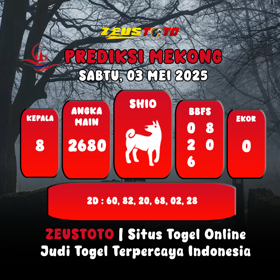 PREDIKSI TOGEL MEKONG HARI INI 03 MEI 2025