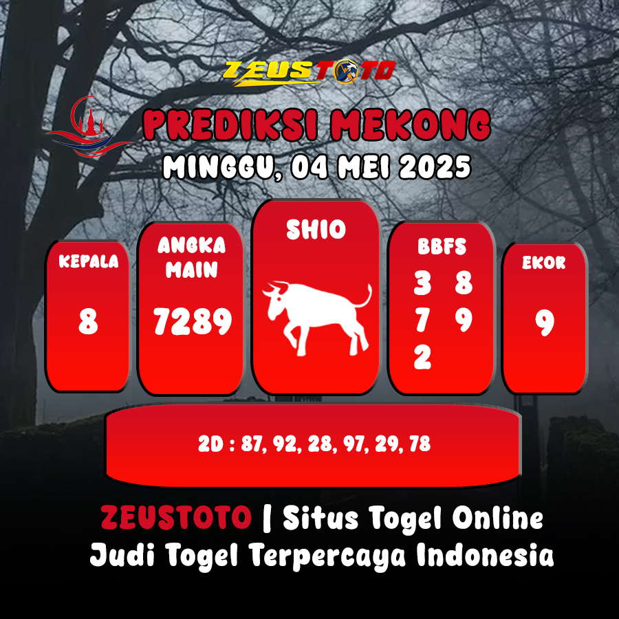 PREDIKSI TOGEL MEKONG HARI INI 04 MEI 2025