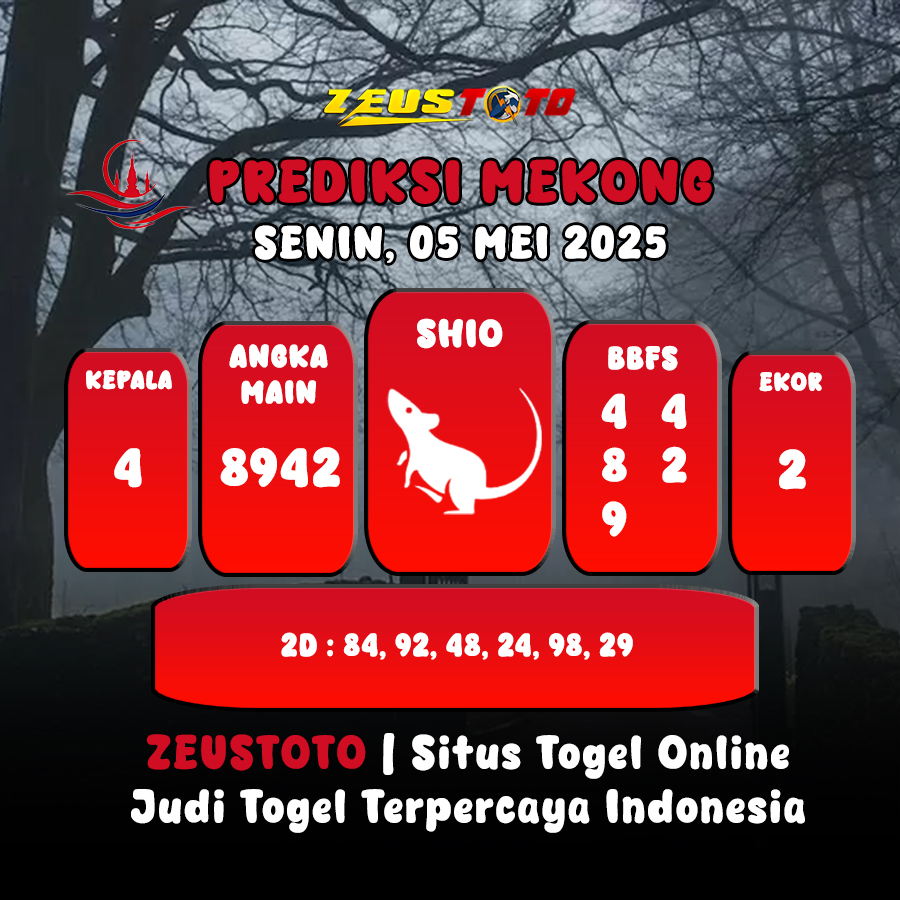 PREDIKSI TOGEL MEKONG HARI INI 05 MEI 2025