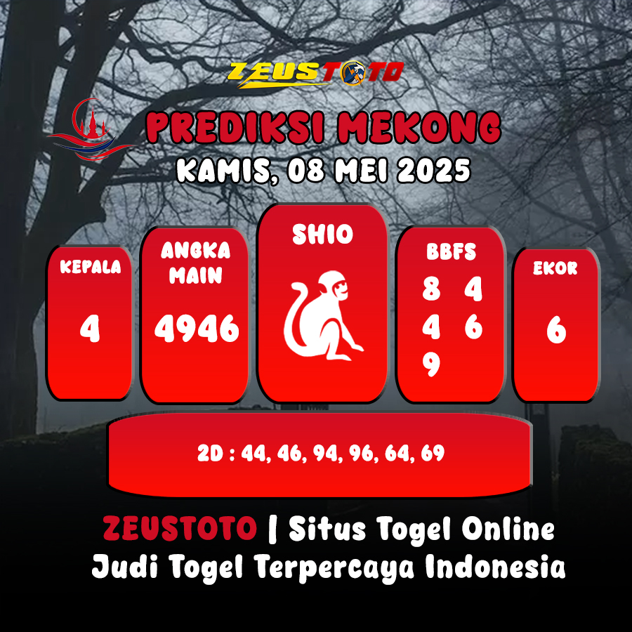 PREDIKSI TOGEL MEKONG HARI INI 08 MEI 2025