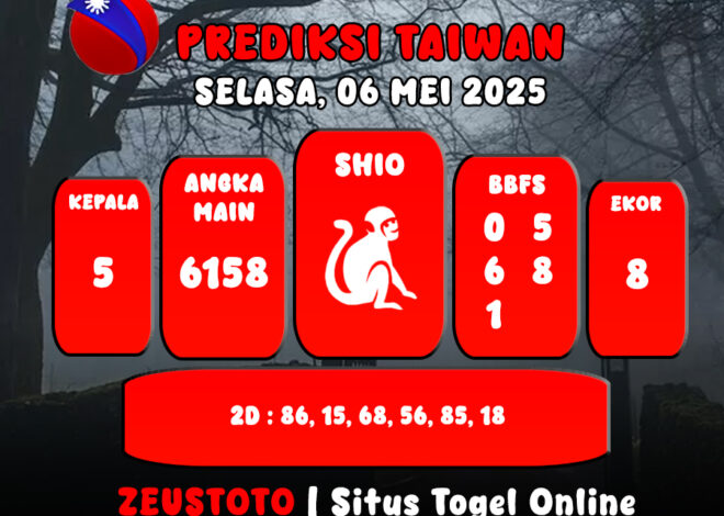PREDIKSI TOGEL TAIWAN HARI INI 06 MEI 2025