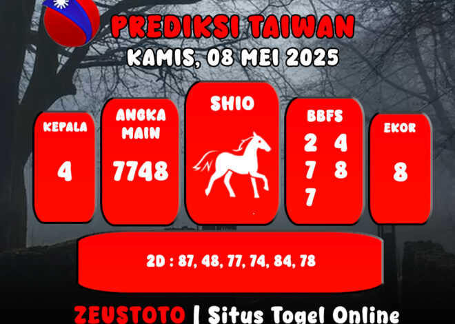 PREDIKSI TOGEL TAIWAN HARI INI 08 MEI 2025