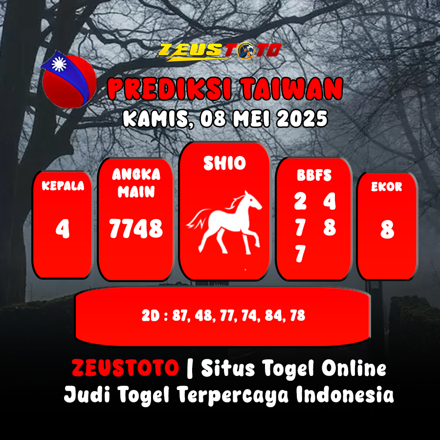 PREDIKSI TOGEL TAIWAN HARI INI 08 MEI 2025