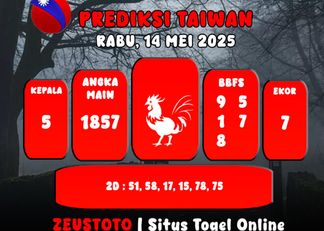 PREDIKSI TOGEL TAIWAN HARI INI 14 MEI 2025