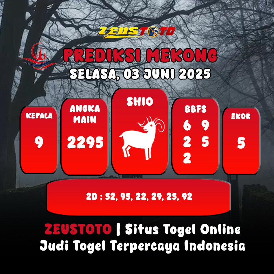 PREDIKSI TOGEL MEKONG HARI INI 03 JUNI 2025