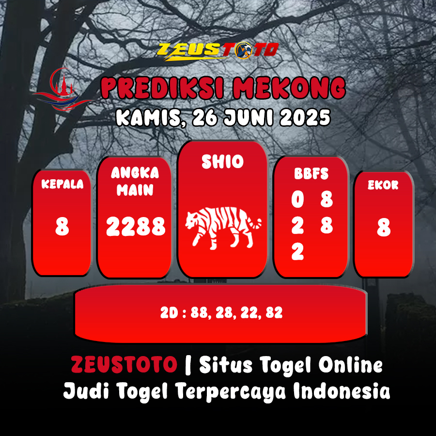 PREDIKSI TOGEL MEKONG HARI INI 26 JUNI 2025