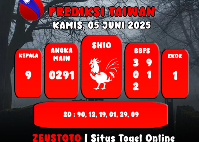 PREDIKSI TOGEL TAIWAN HARI INI 05 JUNI 2025