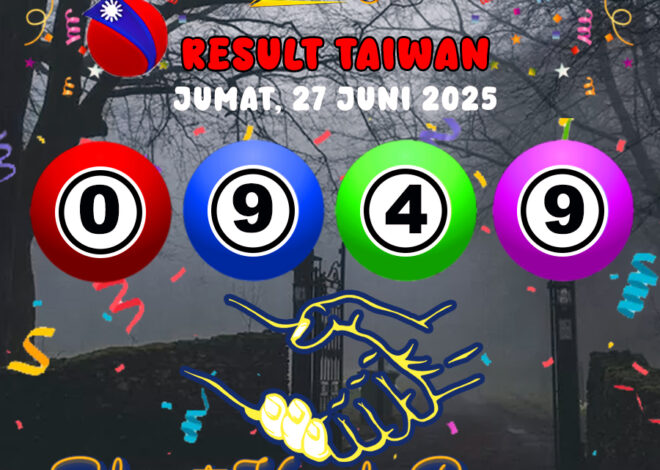 RESULT TAIWAN HARI INI JUMAT 27 JUNI 2025