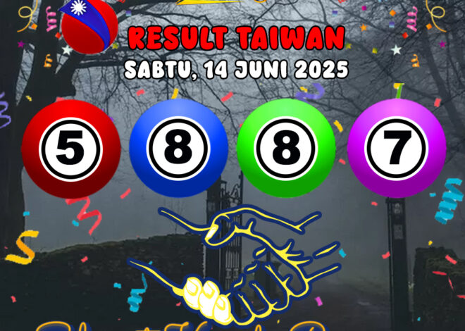 RESULT TAIWAN HARI INI SABTU 14 JUNI 2025