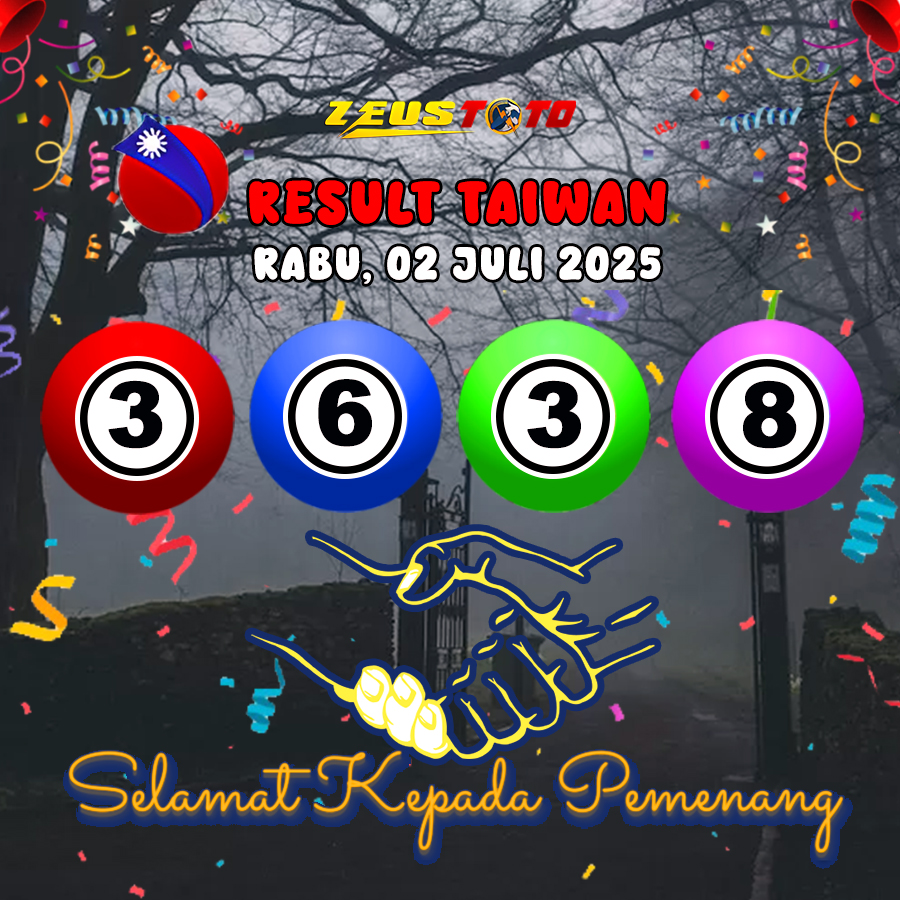 RESULT TAIWAN HARI INI RABU 02 JULI 2025