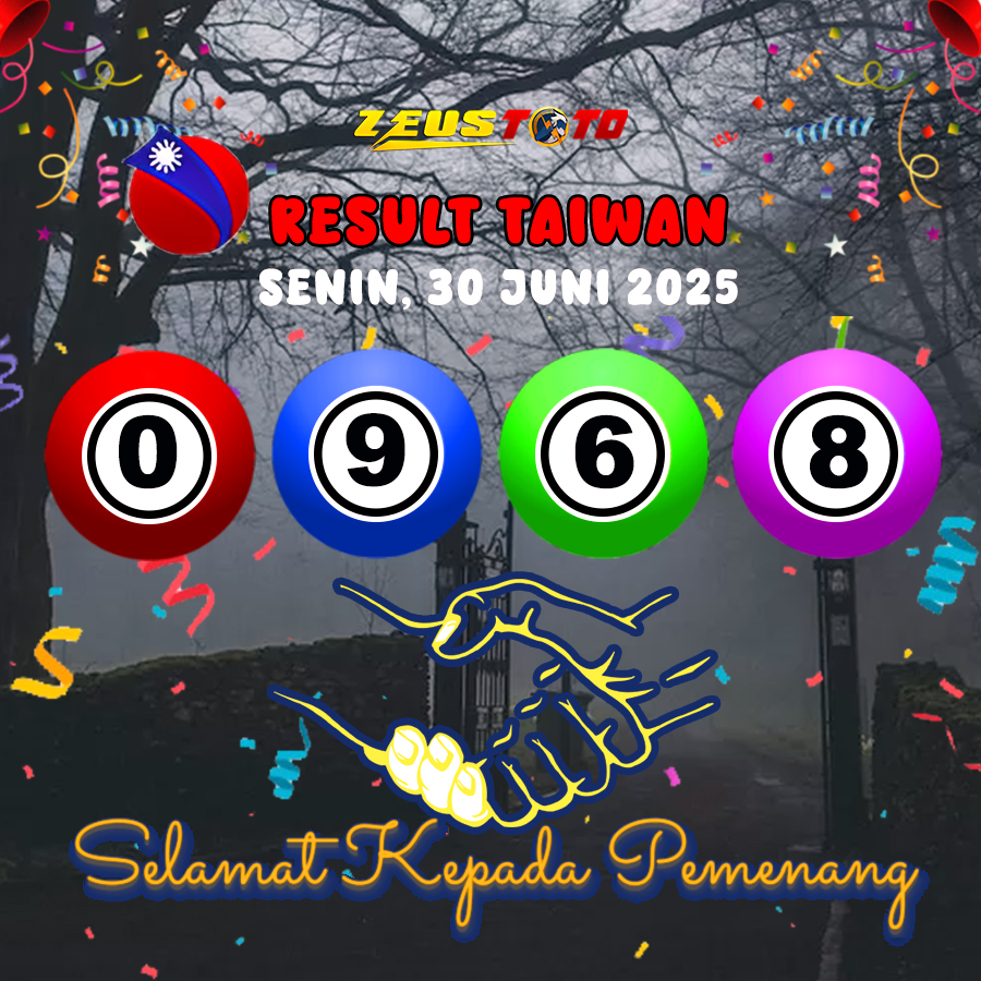 RESULT TAIWAN HARI INI SENIN 30 JUNI 2025
