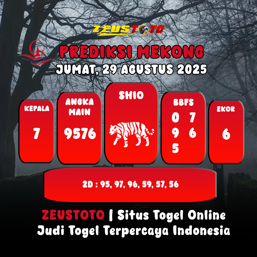 PREDIKSI TOGEL MEKONG HARI INI 29 AGUSTUS 2025