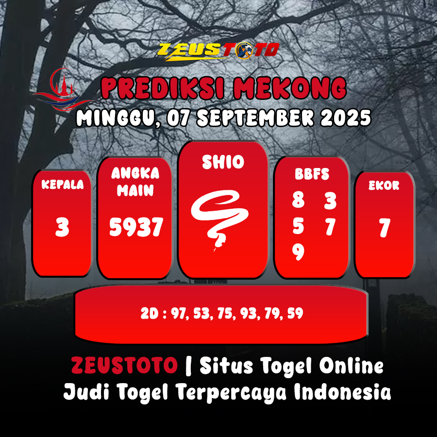 PREDIKSI TOGEL MEKONG HARI INI 07 SEPTEMBER 2025