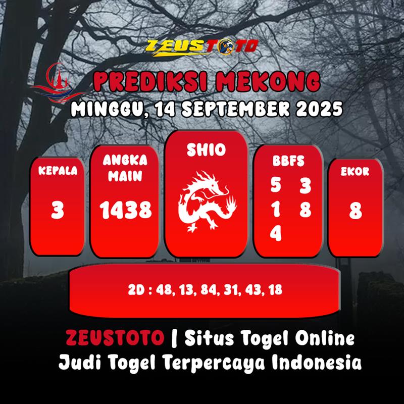 PREDIKSI TOGEL MEKONG HARI INI 14 SEPTEMBER 2025