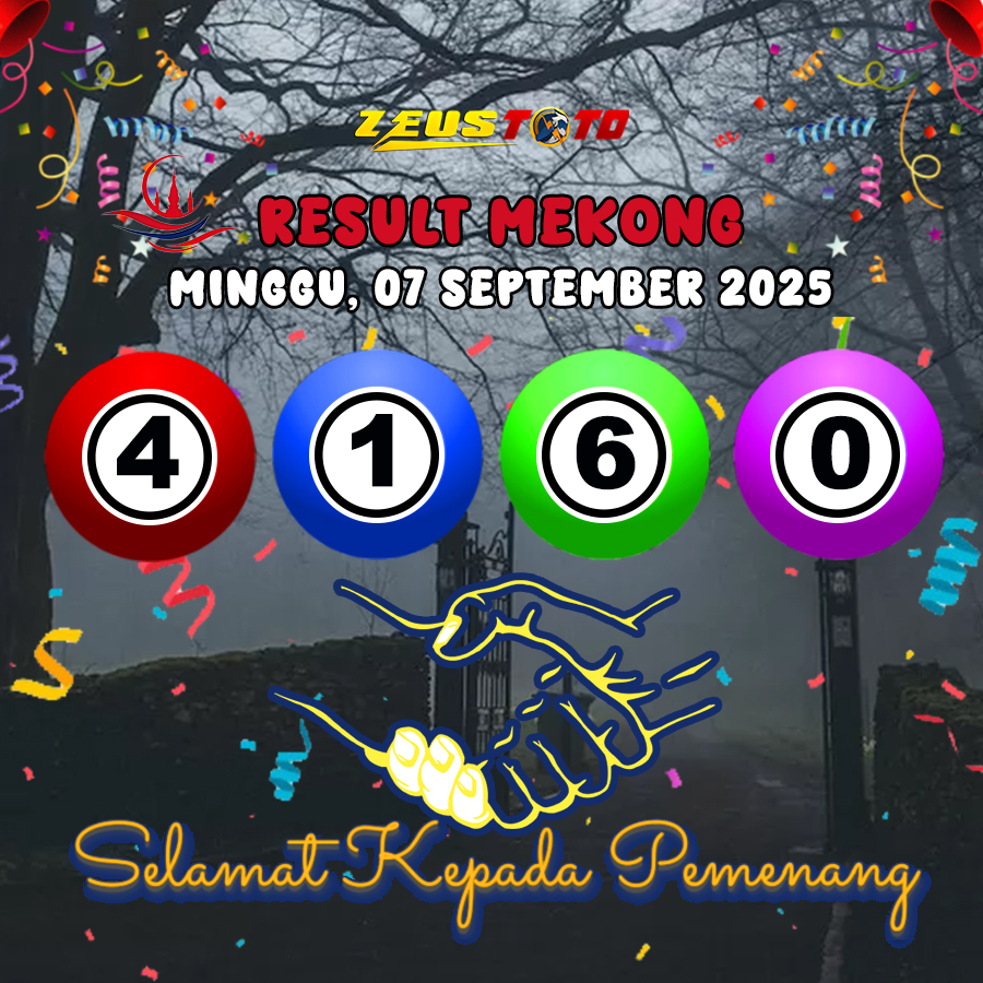 RESULT MEKONG HARI INI MINGGU 07 SEPTEMBER 2025