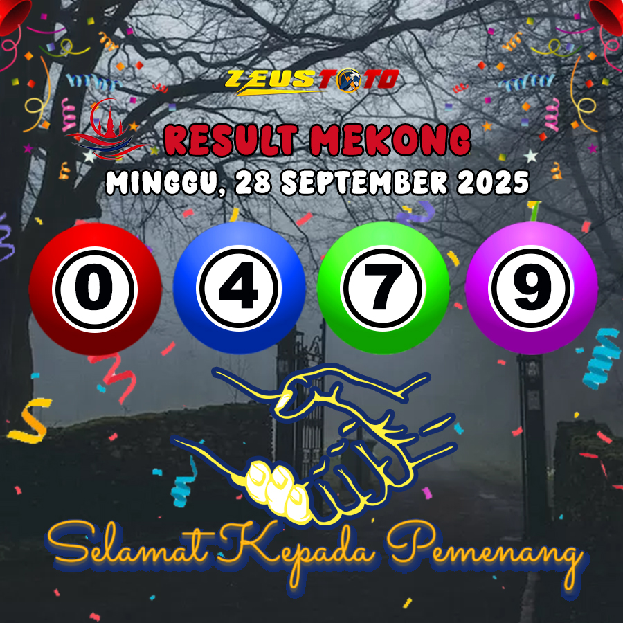 RESULT MEKONG HARI INI MINGGU 28 SEPTEMBER 2025