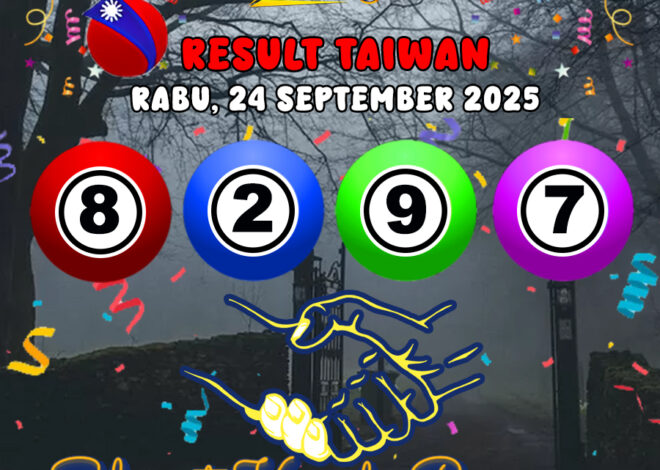 RESULT TAIWAN HARI INI RABU 24 SEPTEMBER 2025