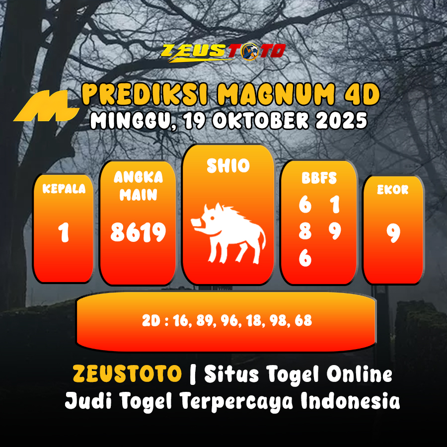 PREDIKSI TOGEL MAGNUM4D HARI INI 19 OKTOBER 2025