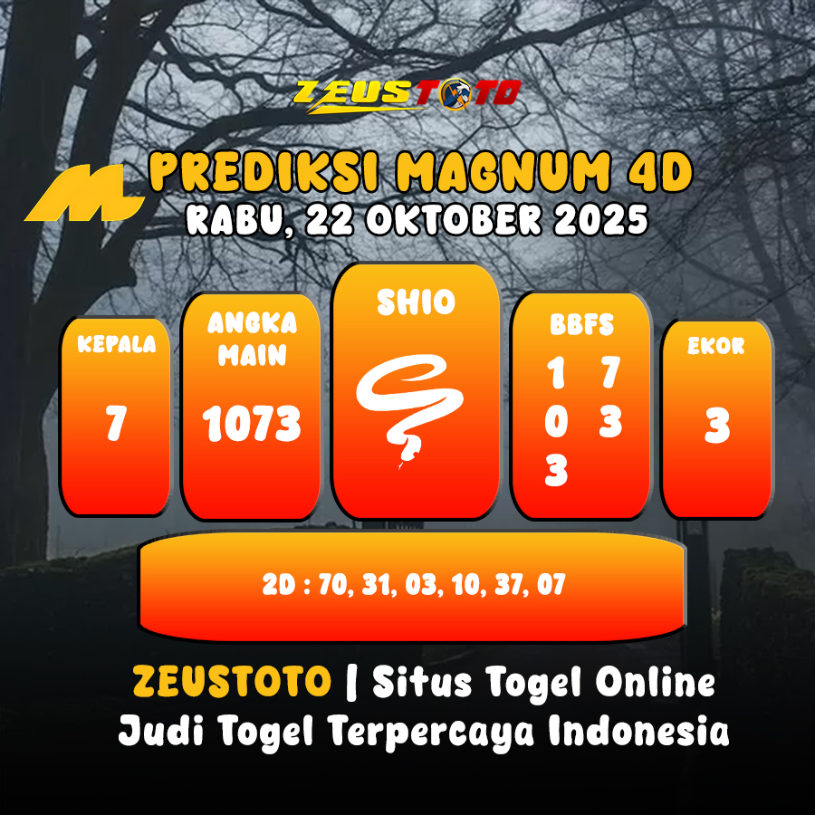 PREDIKSI TOGEL MAGNUM4D HARI INI 22 OKTOBER 2025