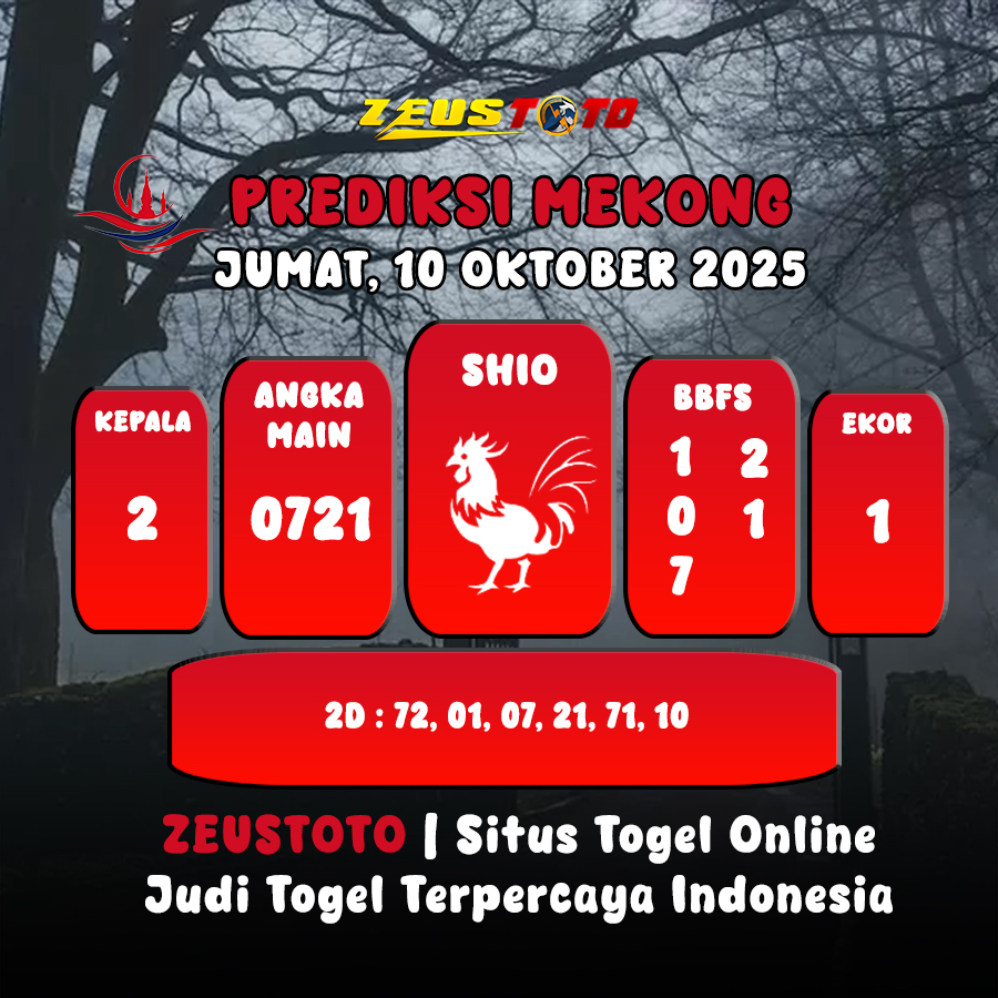 PREDIKSI TOGEL MEKONG HARI INI 10 OKTOBER 2025