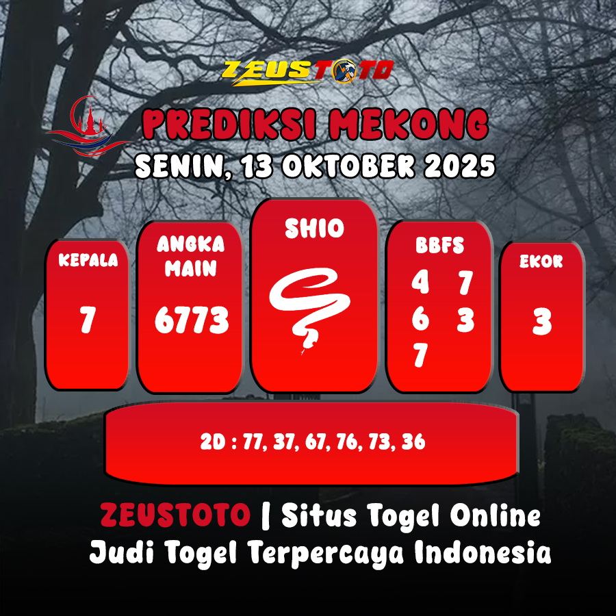 PREDIKSI TOGEL MEKONG HARI INI 13 OKTOBER 2025
