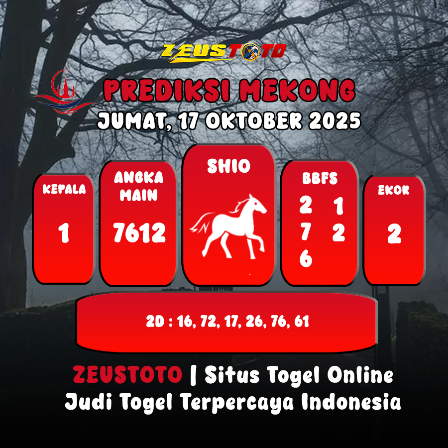 PREDIKSI TOGEL MEKONG HARI INI 17 OKTOBER 2025