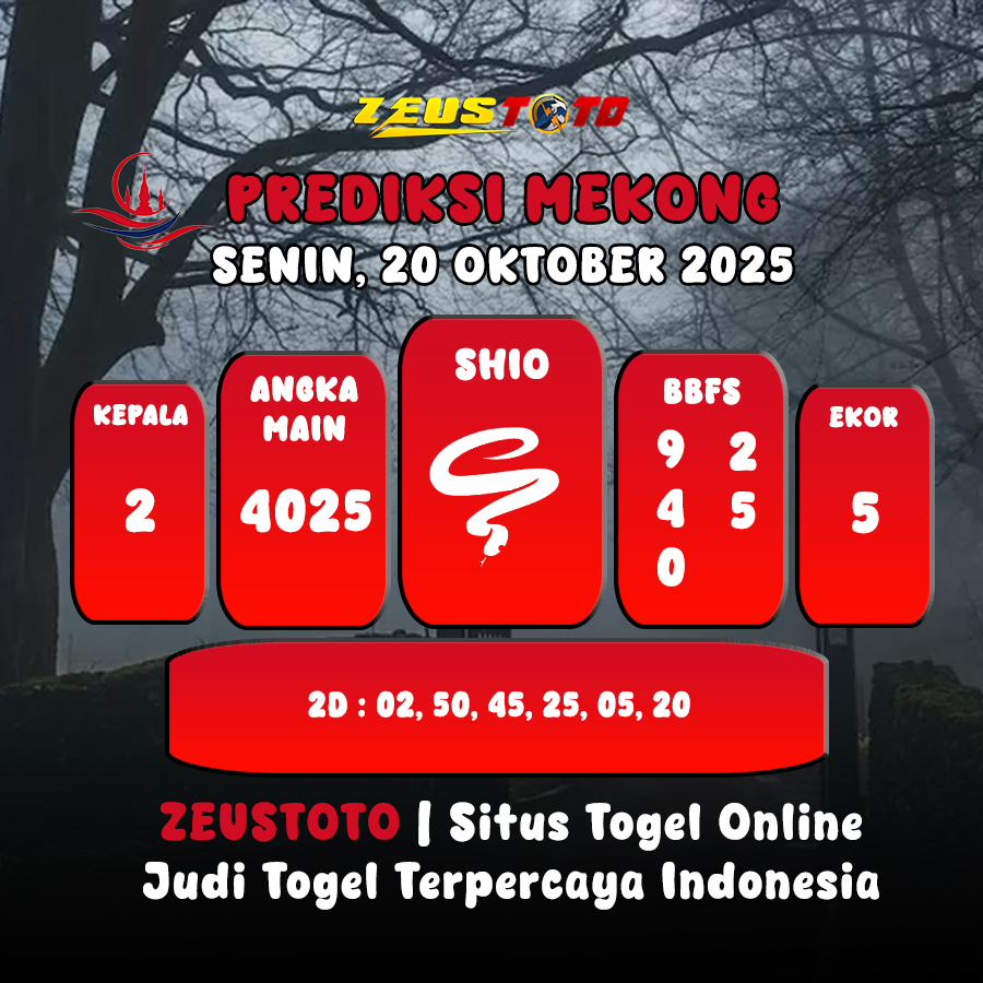 PREDIKSI TOGEL MEKONG HARI INI 20 OKTOBER 2025