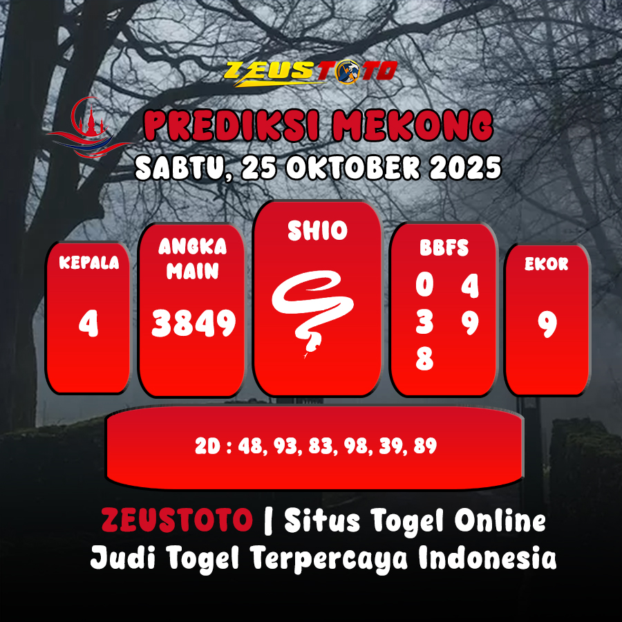 PREDIKSI TOGEL MEKONG HARI INI 25 OKTOBER 2025
