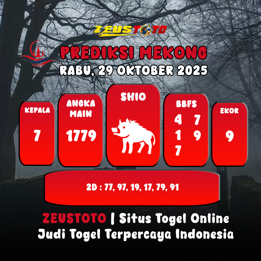 PREDIKSI TOGEL MEKONG HARI INI 29 OKTOBER 2025