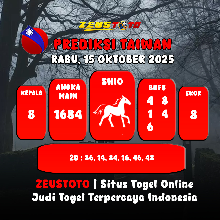 PREDIKSI TOGEL TAIWAN HARI INI 15 OKTOBER 2025