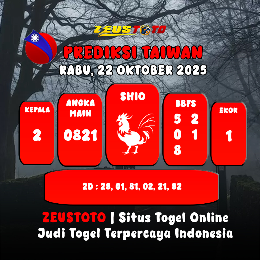 PREDIKSI TOGEL TAIWAN HARI INI 22 OKTOBER 2025