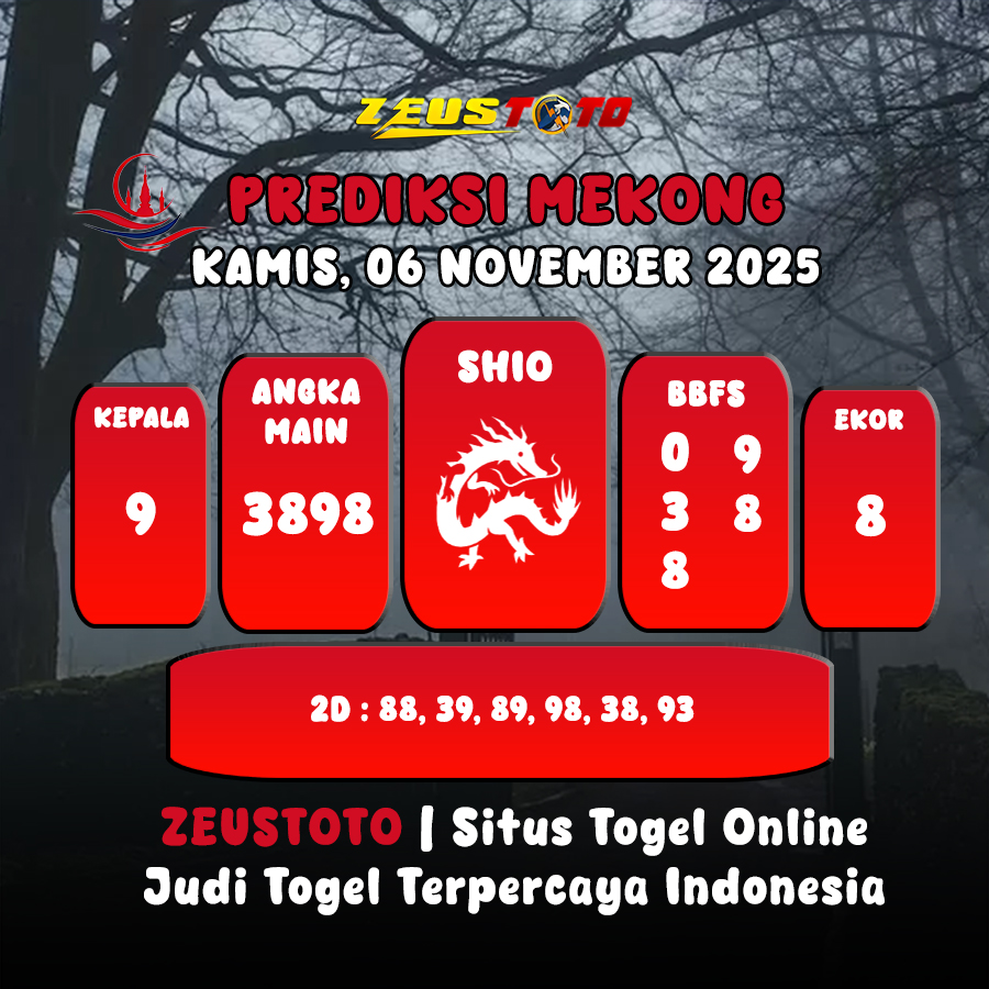 PREDIKSI TOGEL MEKONG HARI INI 06 NOVEMBER 2025