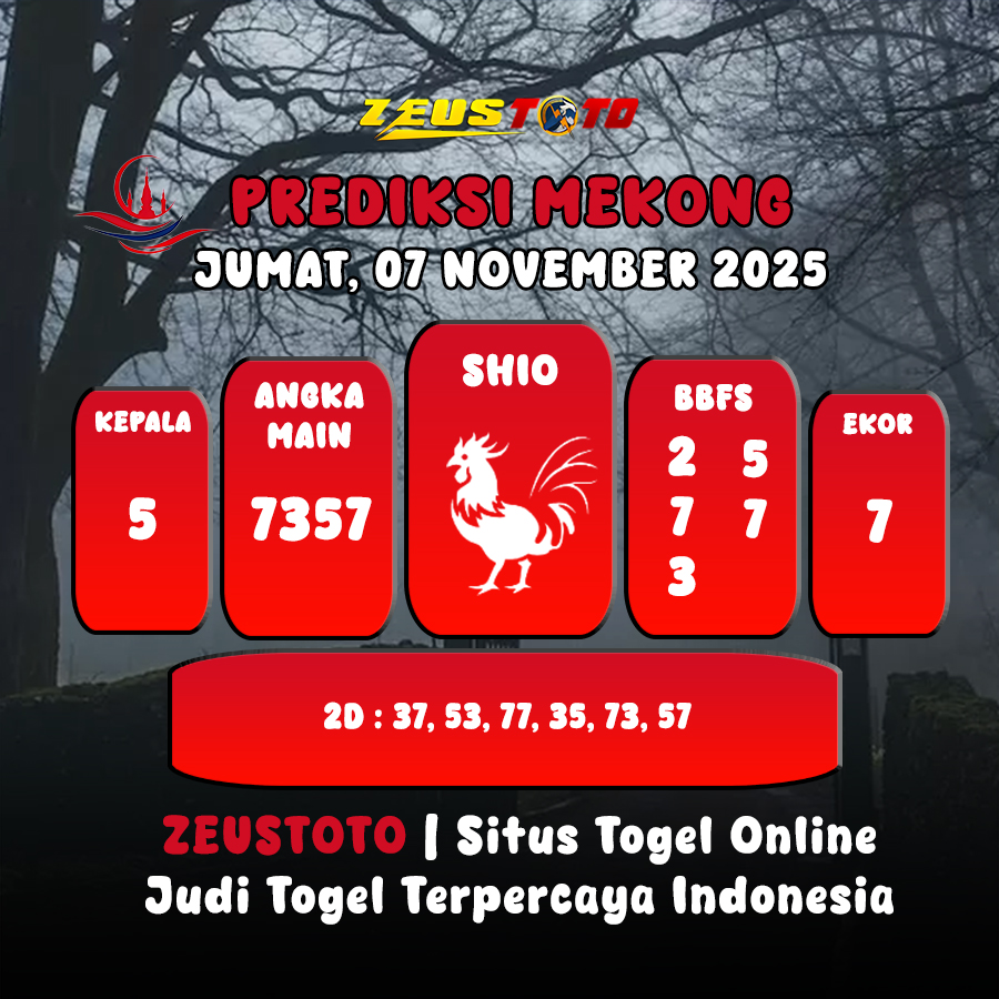 PREDIKSI TOGEL MEKONG HARI INI 07 NOVEMBER 2025